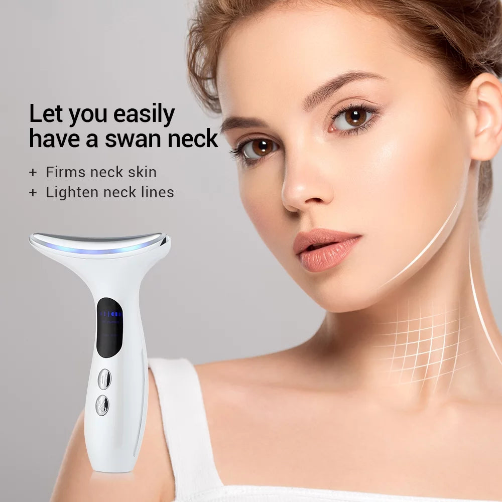 Face Massager, Neck Beauty Device for Skin Tightening & Neck Lifting & anti Wrinkle Face Lifting for Women