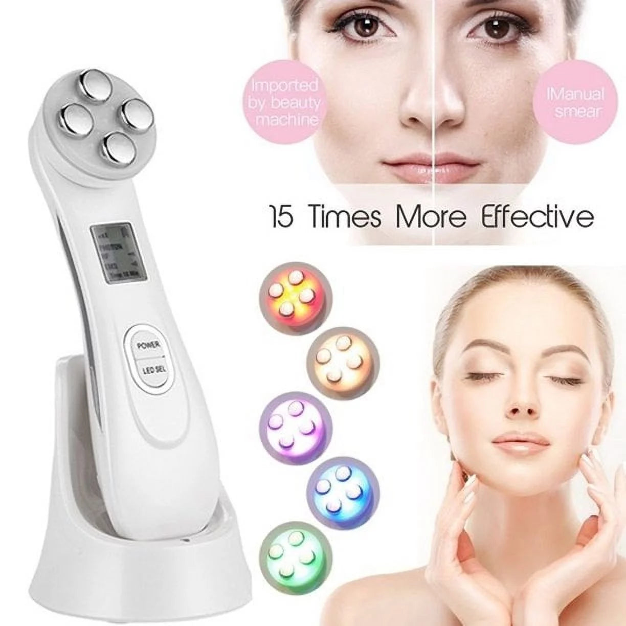 Face Skin Care FA Radio Frequency Electroporation LED Photon RF Facial Beauty Instrument Machine Face Lift Tighten Beauty Machine