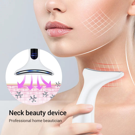 Face Massager, Neck Beauty Device for Skin Tightening & Neck Lifting & anti Wrinkle Face Lifting for Women