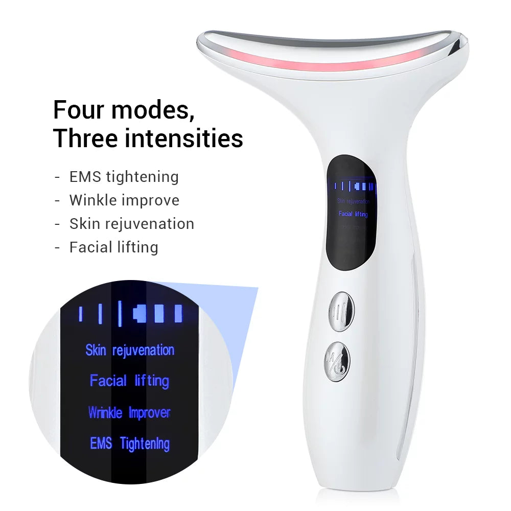 Face Massager, Neck Beauty Device for Skin Tightening & Neck Lifting & anti Wrinkle Face Lifting for Women