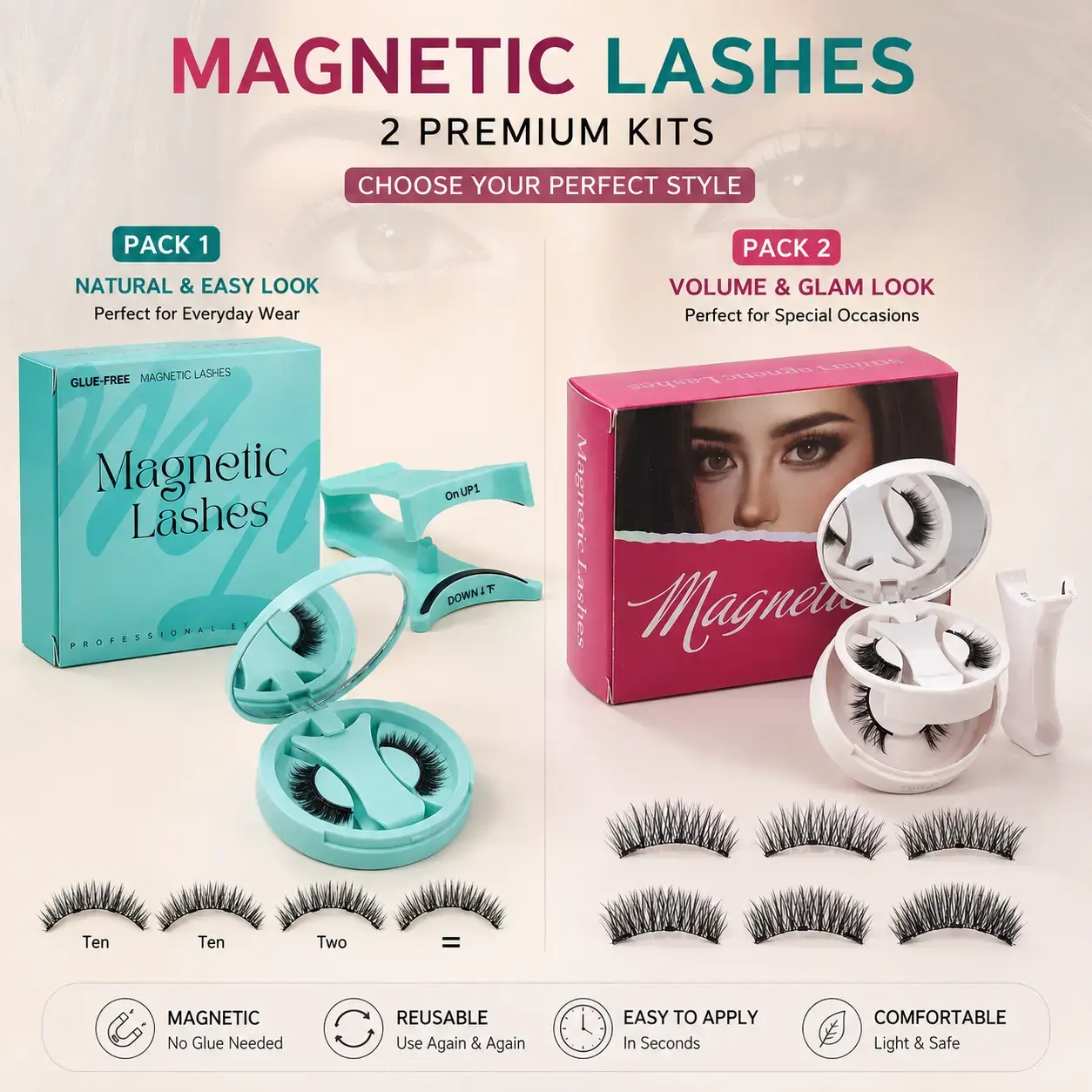 Magnetic Eyelash Set